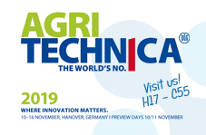 Parteciperemo ad Agritechnica 2019