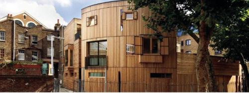 Wooden semi-products for facades