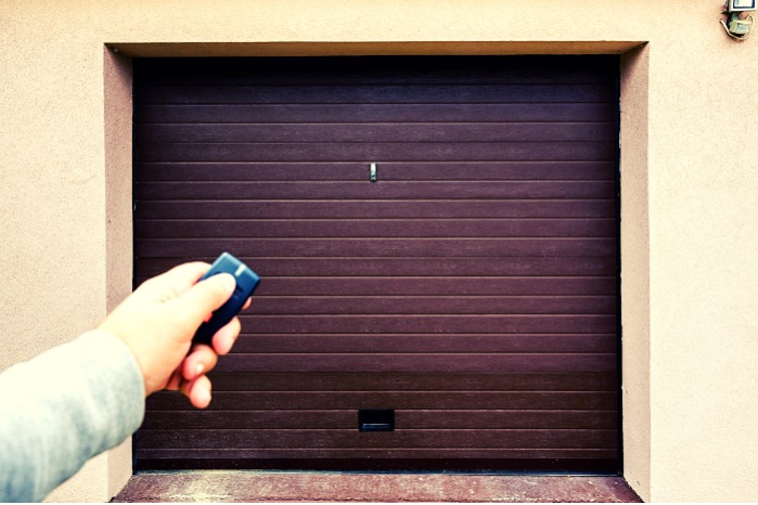 Verrou porte de garage avec clé 