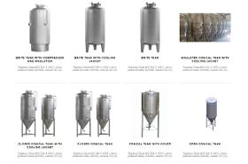 Beer tanks and other products
