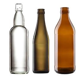 Visokokakovostne steklenice različnih prostornin