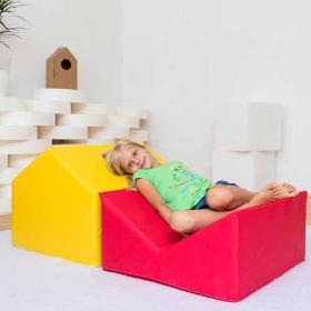 A pillow foldable house
