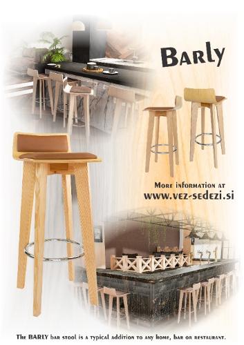 Barski stol BARLY